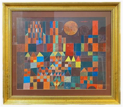 Lot Paul Klee Lithograph Titled Burg Und Sonne In X