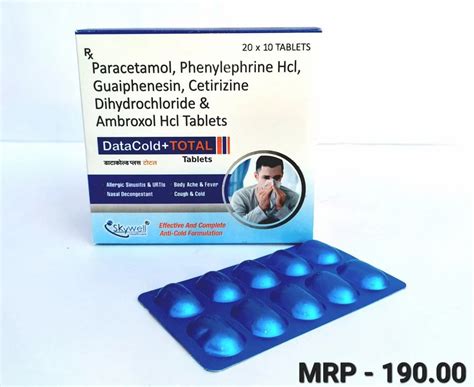 Paracetamol 325mg Phenylephrine 5mg Diphenhydramine Hcl 25 Mg Caffeine