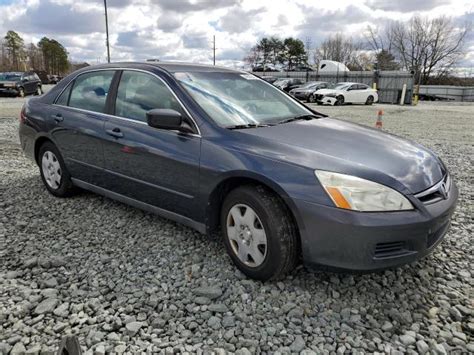 2007 Honda Accord Lx Photos Nc Mebane Repairable Salvage Car