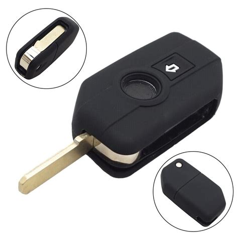 Easy Installation Key Skin Holder Case For BMW Motorcycle Key Fob Black