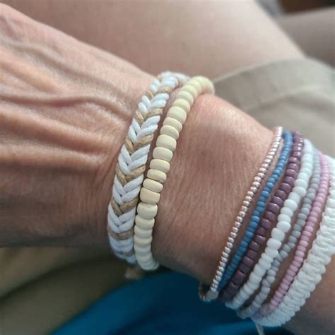 Beaded Bracelets Surfer Bracelets Yoga Boho Beaded Bracelet Set Mens