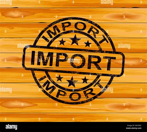 Import Concept Icon Means Importing Goods For Business International