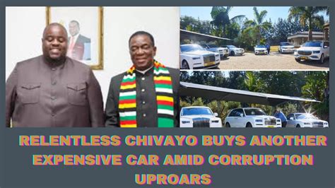 Relentless Wicknell Chivayo Buys Another Expensive Car Amid Corruption