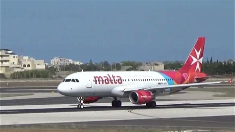 Retired Air Malta Airbus A320 214 9h Aek Departure From 31 Youtube