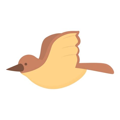 Premium Vector Speed Fly Sparrow Icon Cartoon Vector Tree Bird Cute Bird