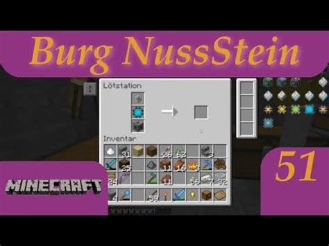 Burg NussStein Teil 51 MMI Statt Lager Minecraft Lets Play