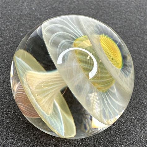 Handmade Contemporary Art Glass Marble 146 Triple Etsy