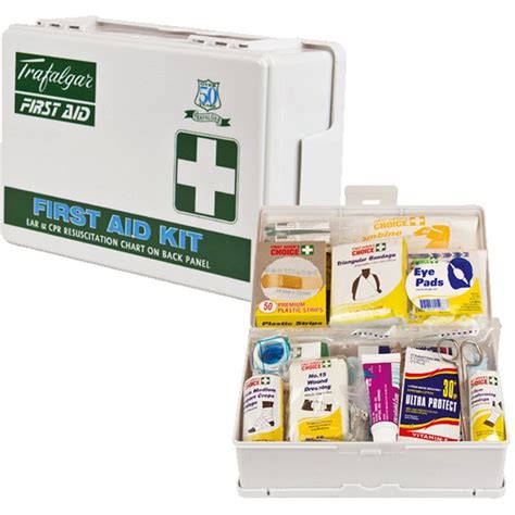 First Aid Trafalgar First Aid Kit General Purpose Plastic Hard Case