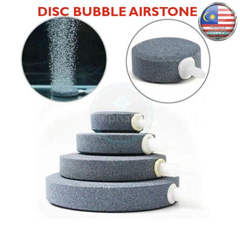 Airstone Air Bubble Disk Stone Aquarium Aerator Fish Tank Pump