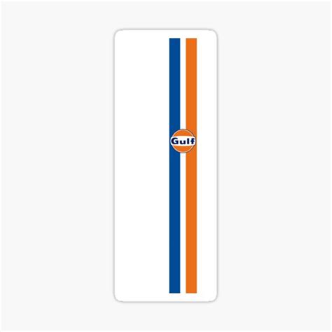 Gulf Racing Stickers | Redbubble