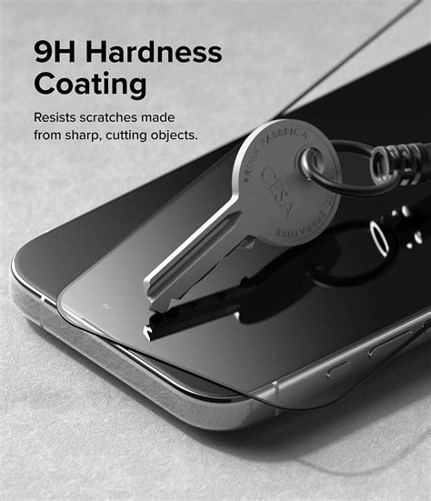 Iphone 15 Pro Tempered Glass Screen Protector Guard Full Glass 1 P