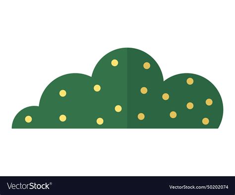 Bush The Metaphor Embodies Resilience Royalty Free Vector