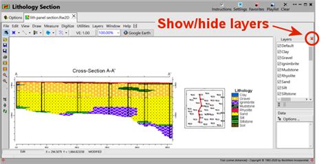 Create A Multi Panel Lithology Cross Section