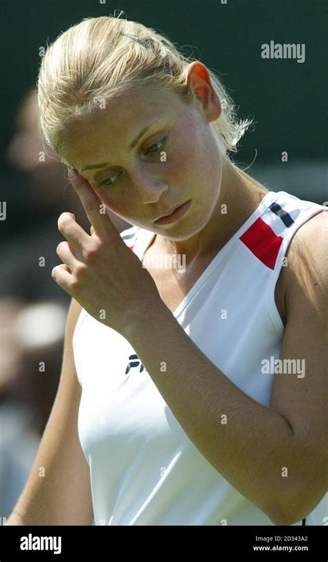 EDITORIAL USE ONLY NOT FOR USE ON MOBILE PHONES Jelena Dokic Of