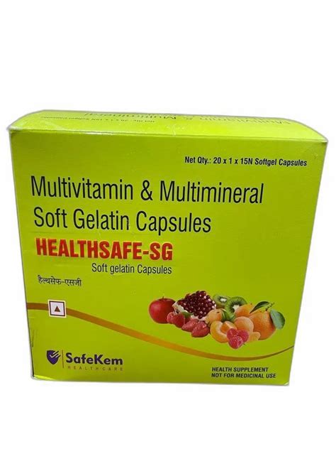 Multivitamin Multimineral Soft Gelatin Capsules At Best Price In Sas Nagar