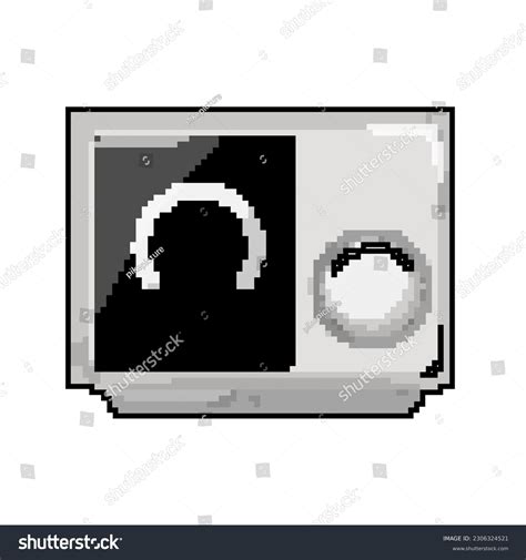 Control Smart Thermostat Game Pixel Art Stock Vector Royalty Free