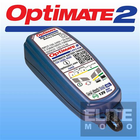 Optimate Battery Charger Elite Moto