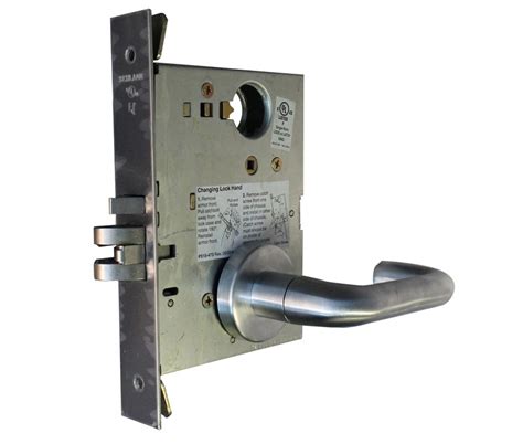 Schlage Grade 1 Mortise Lock Storeroom Less Cylinder Satin Chrome L9080l03a626