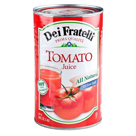 46 oz. Canned Tomato Juice - 12/Case