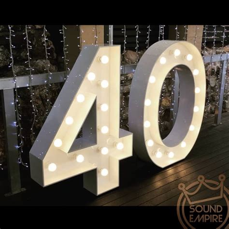 Marquee Numbers Sound Empire Hire