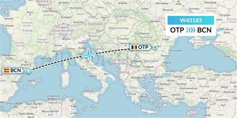 W43183 Flight Status Wizz Air Malta Bucharest To Barcelona WMT3183