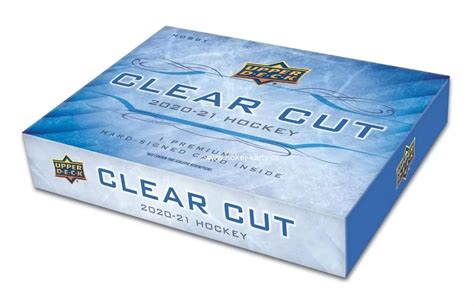 Ud Clear Cut Hockey Hobby Box Ofs Cards