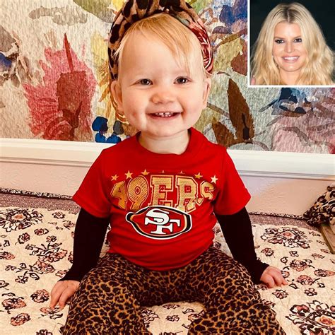 Jessica Simpsons Daughter Birdie Is The Cutest San Francisco 49ers Fan