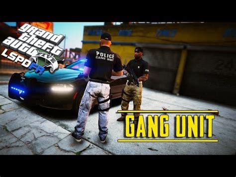 Gta Police Mod Lspdfr Gang Unit Partner Patrol Youtube