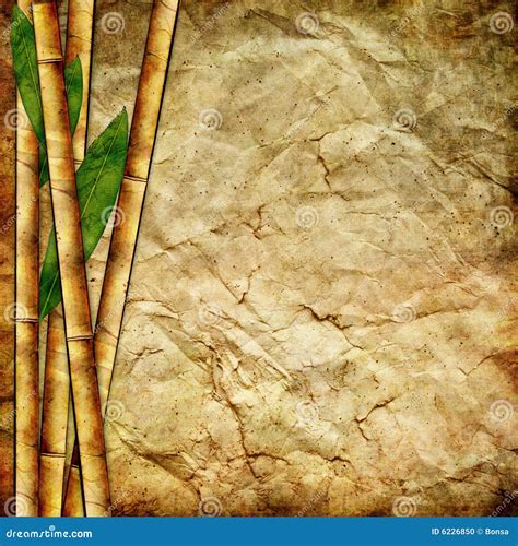 Bamboo Paper Stock Photo - Image: 6226850