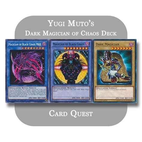 Yu Gi Oh Yugi Muto S Complete Dark Magician Of Chaos Ritual Deck