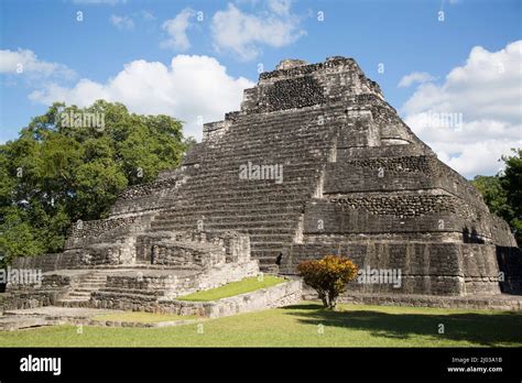 Temple 1 Mayan Site Chacchoben Archaeological Zone Chacchoben