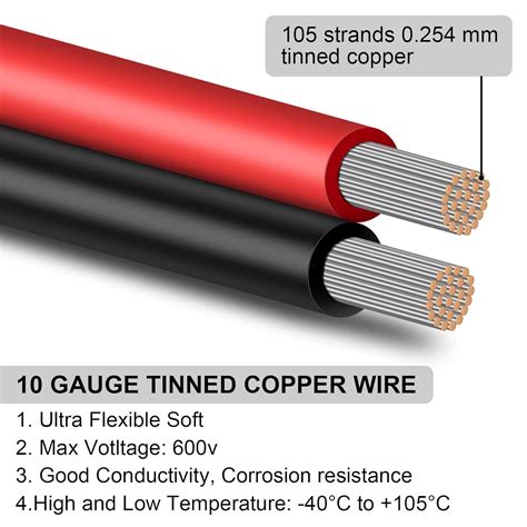 Igreely Cable De Calibre Cable El Ctrico De Cobre Esta Ado De