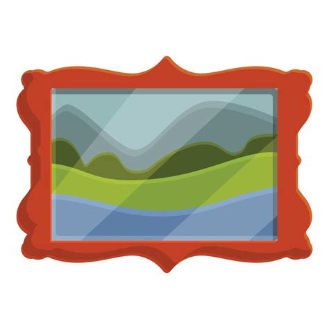 Auction wall picture icon, cartoon style 14293961 Vector Art at Vecteezy