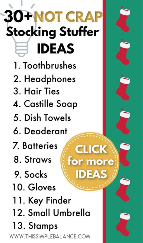 Minimalist Stocking Stuffers For Everyone On Your List Diy