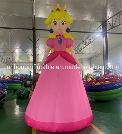 4m 13ft Tall Inflatable Princess Inflatable Perch Heart Princess And