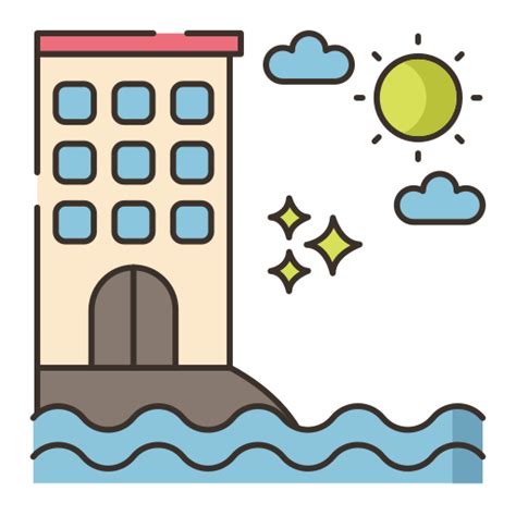 Resort Flaticons Lineal Color icon