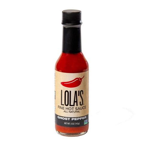 Lolas Fine Hot Sauce Sauce Hot Ghost Pepper Oz Pack Of Walmart