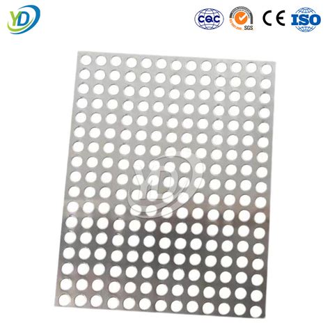 Yeeda Wire Mesh Stainless Steel 304 Perforated Sheet Rectangular Hole