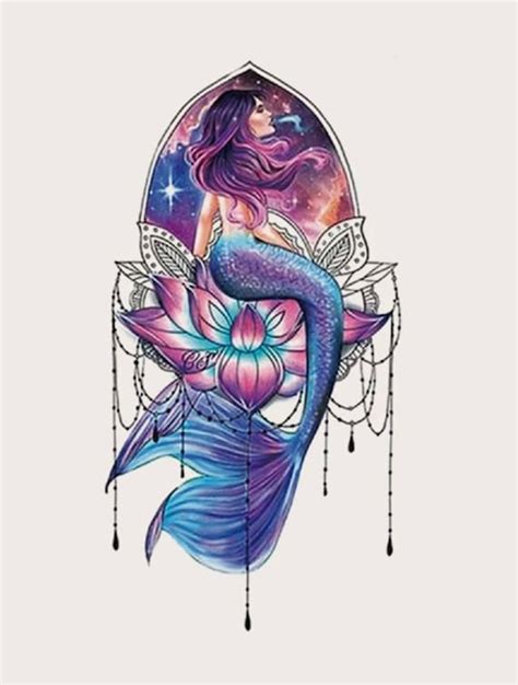 Mermaids Tattoo Drawings