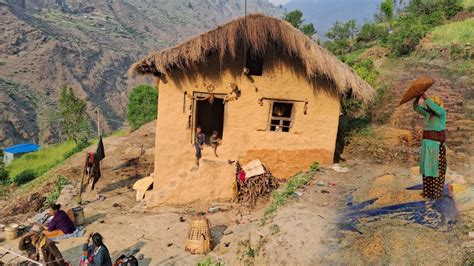 Daily Routine Village Life In Nepal Poor But Very Happy Lifestyle Of