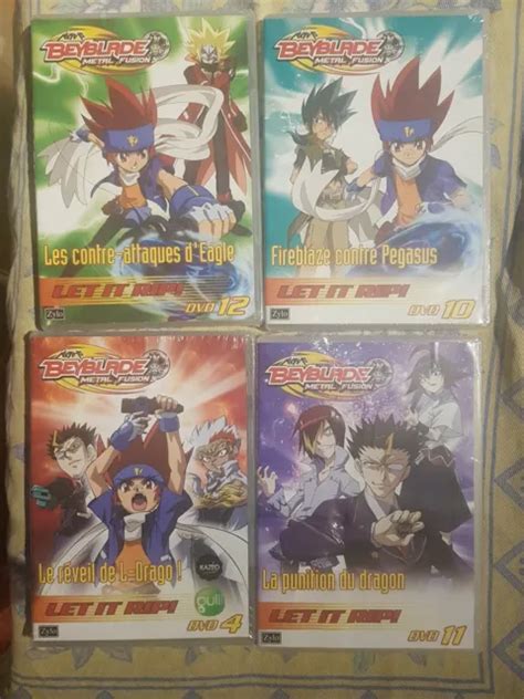 Lot De Dvd Beyblade Metal Fusion Lesprit Du Blader Vol 4 101112 Eur 2900 Picclick Fr