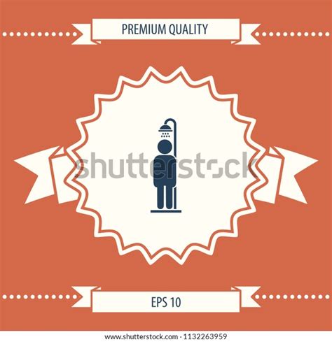 Man Taking Shower Stock Vector Royalty Free 1132263959 Shutterstock