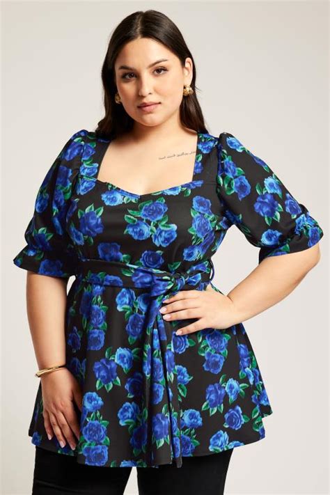 Plus Size Peplum Tops For Women Yours Clothing