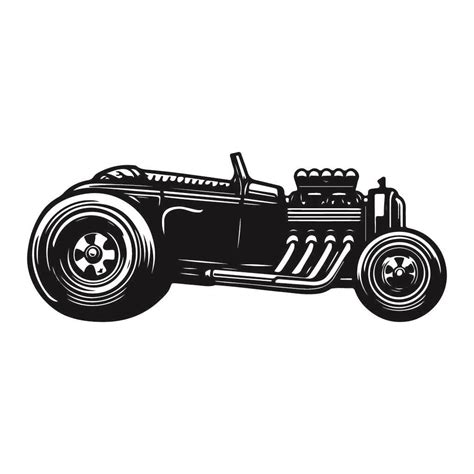 Free Hotwheels Hot Wheels SVG Black And White SVG Vector File For Laser Cutting K Laser