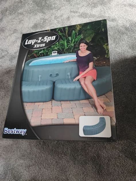 Bestway Lay Z Spa Xtras Square Inflatable Hot Tub Surround Bench Seat