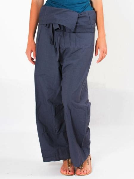 Pantalon Yoga Tha Bleu Gris Avec Pochette De Transport