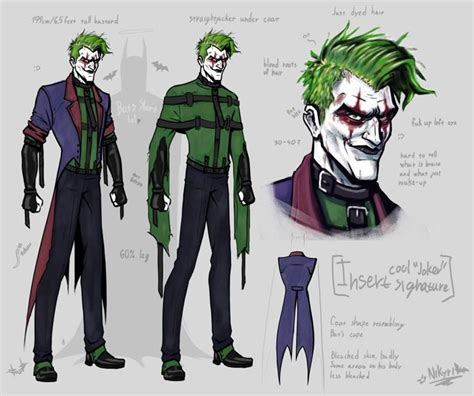 Joker Redesign Comic Villains Dc Comics Art Batman Comics
