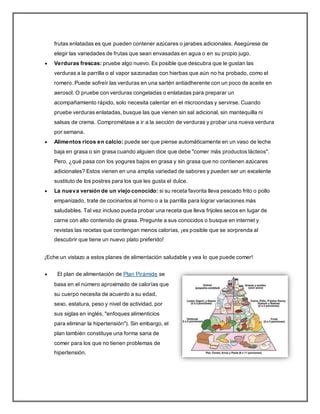 Plan De Alimentaci N Saludable Pdf