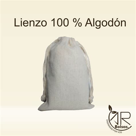 Bolsa Lisa De Lienzo X Con Cordon X U Bolsas Y Cajas