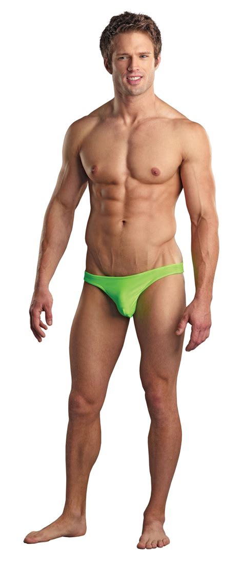 Male Power Brazilian Pouch Bikini Lime Small Nico Men Only
